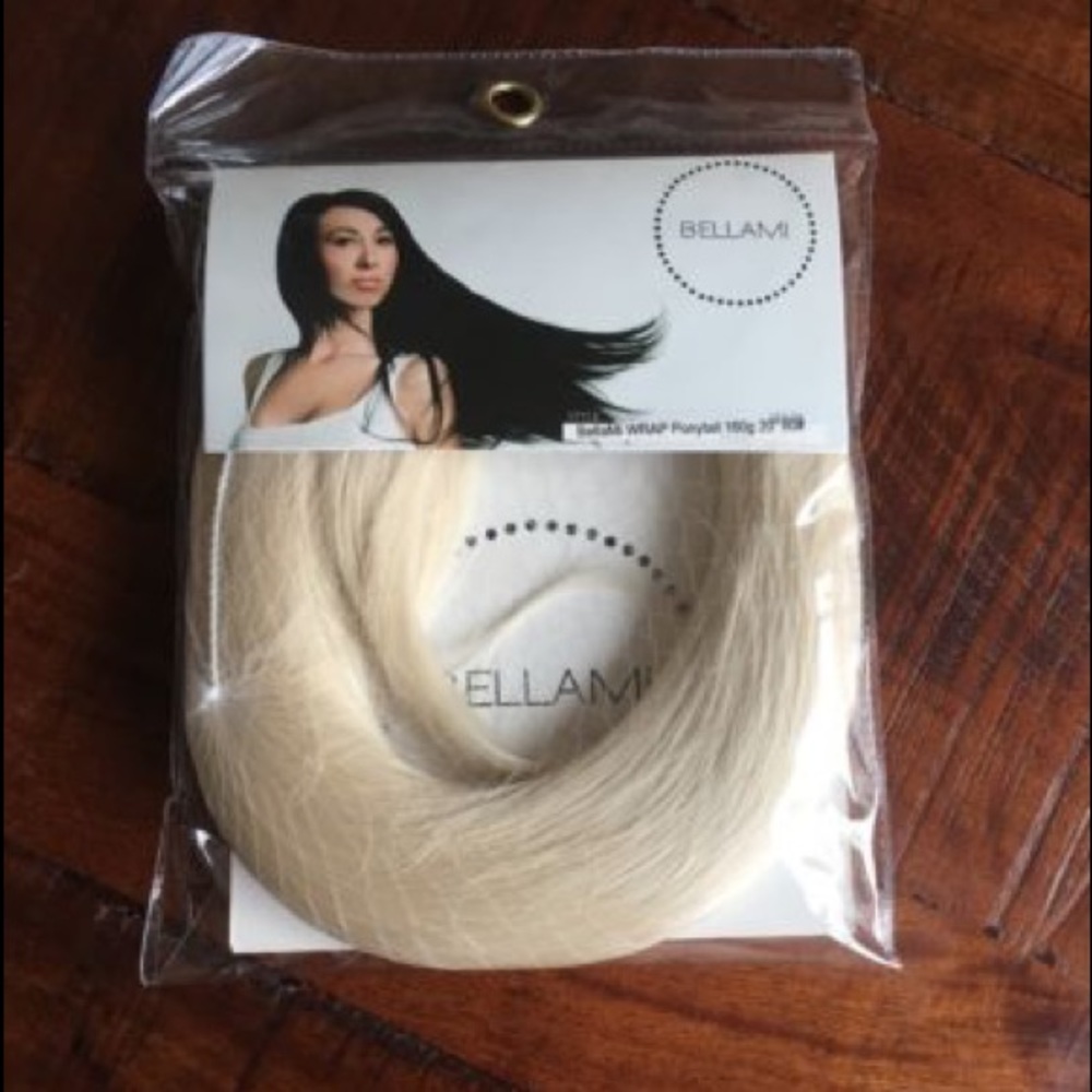 Bellami wrap ponytail extension #613 160g